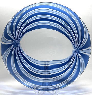 Seguso Viro Murano – Italia - Tafelmiddenstuk - Veelkleurig