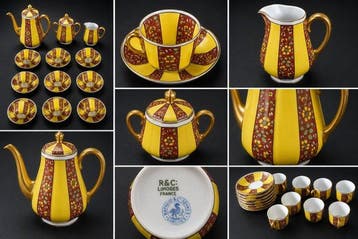Raynaud - Koffieservies (19) - Porselein