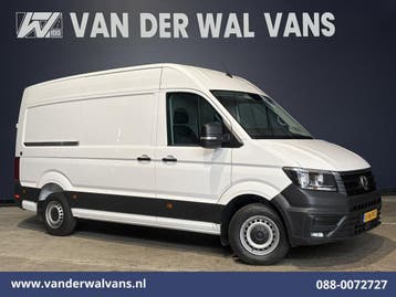 Volkswagen Crafter | 2.0 TDI 141pk L3H3 L2H2 Euro6 Airco |, Auto's, Bestelauto's, Gebruikt, Euro 6, Volkswagen, Wit