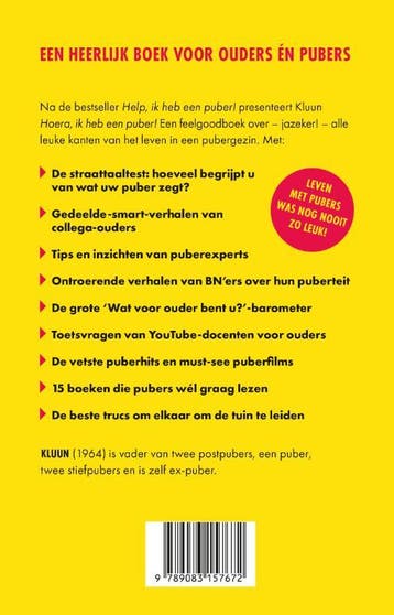 Hoera, ik heb een puber! 9789083157672 Kluun, Boeken, Verzenden, Gelezen, Kluun
