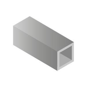 Koker 140 x 140 x 5 mm onbehandeld gelegenheid, Doe-het-zelf en Verbouw, Metalen, Ophalen