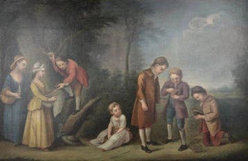 Jean-Baptiste François Pater (1695-1736), Kring van - Scena