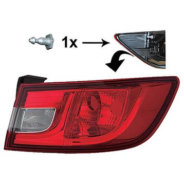 Renault Clio IV 2012-2016 Achterlicht Rechts Buiten Grandtou, Verzenden, Nieuw