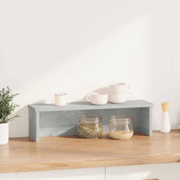 vidaXL Keukenrek stapelbaar 60x15x16 cm bewerkt hout, Verzenden, Nieuw
