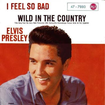 Elvis Presley - I Feel So Bad / Wild In The Country, Ophalen of Verzenden, Gebruikt