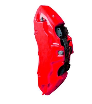 Foliatec Remklauwlakset – NEON rood – 4 Componenten, Verzenden