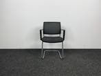 Vergaderstoel Gispen Zinn Zwart, Ophalen of Verzenden, Gebruikt, Zwart