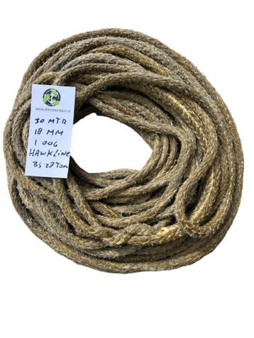 Hawk-Line Touw HMPE 30MTR 18MM 28Ton  1 Oog touw aanmeer-..., Verzenden, Nieuw