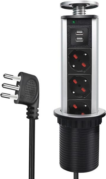 Extrastar stekkerzuil - 2m kabel - Laatste stuk!, Ophalen of Verzenden, Zo goed als nieuw, Stopcontact