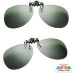 Fako Sunglasses - Clip On Voorzet Zonnebril Piloot - Overzet, Verzenden, Nieuw