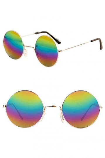 John Lennon bril diverse kleuren uilenbril - Regenboog, Verzenden, Nieuw