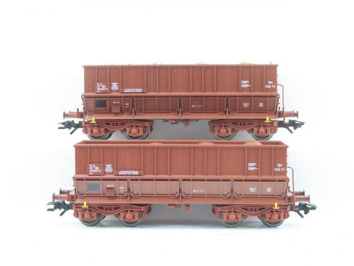 Märklin H0 - 00768-12/01 - Modeltrein goederenwagon (2) - 2x, Hobby en Vrije tijd, Modeltreinen | H0