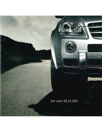 2005 MERCEDES BENZ ML63 AMG BROCHURE DUITS, Nieuw, Author