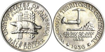1/2 Dollar 1936, Vereinigte Staaten von Amerika, Verzenden
