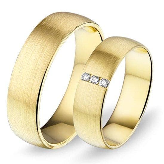 Actie trouwringen in 8/14/18 karaat geelgoud per paar vanaf, Sieraden, Tassen en Uiterlijk, Ringen, Verzenden