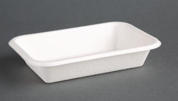 Composteerbare snackbakjes | 3,5(h)x18x12 cm | 50 Stuks, Verzenden, Nieuw in verpakking