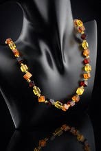 Barnsteen - Baltic Amber Contemporary Necklace – Geometric