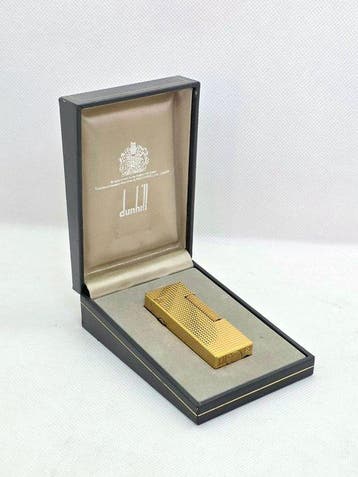 Dunhill - Rollagas Motivo Chiodato - Aansteker - Verguld, Nieuw