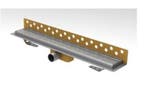 R-Line douchegoot rvs met wandflens 800x62mm ZU. 40mm bli..., Verzenden, Nieuw in verpakking