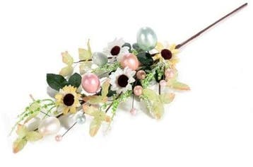 Paastak met zonnebloemen en gekleurde eieren ca. 53 cm, Ophalen of Verzenden, Nieuw