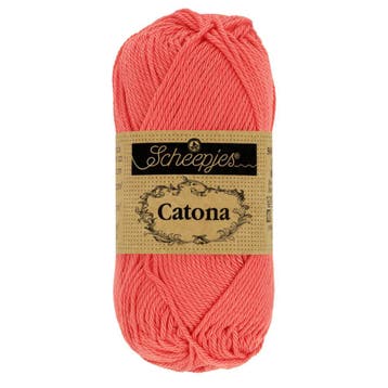 Scheepjes Catona 25g - 252 Watermelon, Ophalen of Verzenden, Nieuw, Breien of Haken, Wol of Garen