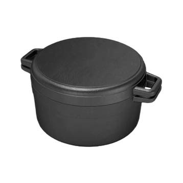 The Bastard Dutch Oven &amp; Griddle Large 28 cm - Barbecue, Tuin en Terras, Barbecue-accessoires, Nieuw