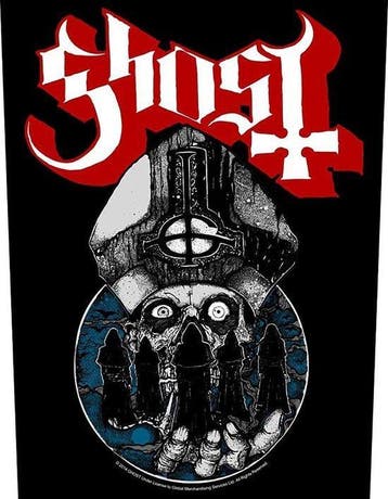 Ghost - Papa Warriors - Rugpatch officiële merchandise, Ophalen of Verzenden, Nieuw, Kleding