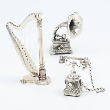 Medusa Oro & Torresan Silvio & Panozzo Silvio. Harp,, Antiek en Kunst