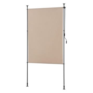[pro.tec] Rolgordijn voor buiten Cimarra 150x270 cm zandkleu, Verzenden, Nieuw