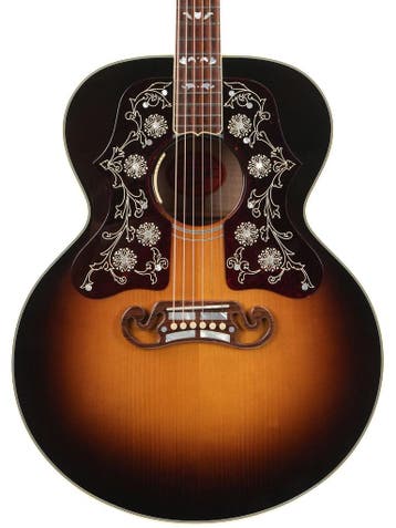 Gibson Bob Dylan SJ200 Players Edition Sunburst 2016, Ophalen of Verzenden, Zo goed als nieuw, Western- of Steelstringgitaar