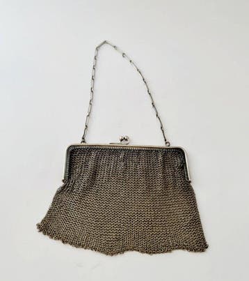 Other brand - Antique Edwardian Sterling Silver Mesh Purse