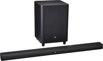 JBL Bar 3.1 - 3.1 soundbar met draadloze subwoofer, Ophalen, Met externe subwoofer, Zo goed als nieuw