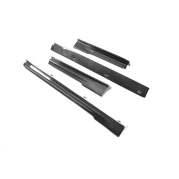 Carbon side skirt extensions Tesla Model S, Verzenden