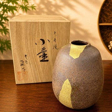 Vaas - Keramiek, Goud - Japan - Kutani-porselein vaas met