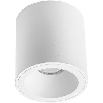 Opbouwspot GU10 - Pragmi Cliron Pro - Opbouw Rond - Mat Wit, Ophalen of Verzenden, Nieuw, Overige fittingen, Plafondspot of Wandspot