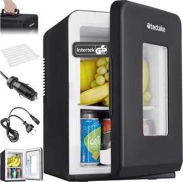 2dekans | tectake® Mini-Autokoelkast - Draagbare minibar 14L, Ophalen of Verzenden, Gebruikt
