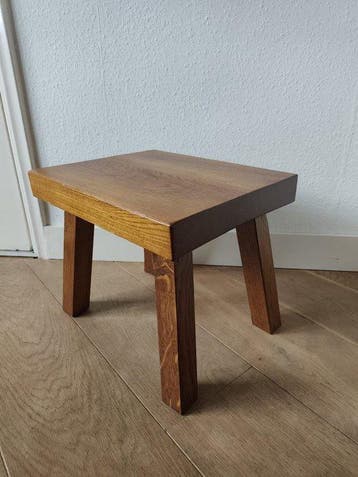 Bijzettafel - Eik - Zwaar dik blad