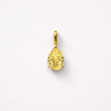 Zonder minimumprijs - Hanger - 14 karaat Geel goud - 1.02ct.