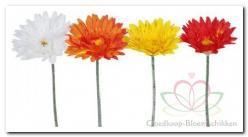 Gerbera Gevuld Rood Zijdenbloem 53 cm dia 10 cm per stuk, Ophalen of Verzenden, Nieuw