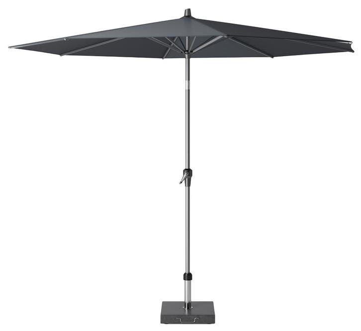 Platinum Riva Ø300cm antraciet frame antraciet doek -, Tuin en Terras, Parasols