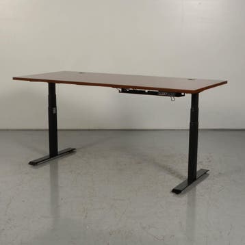 Elektrisch zit-sta bureau Decasmart -	Oxford Cherry blad -, Ophalen of Verzenden, Nieuw