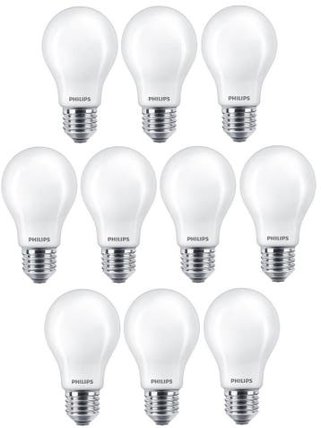 10 stuks Philips LED lamp E27 5.9W 806lm 2700K Mat Dimbaa..., Ophalen of Verzenden, Nieuw