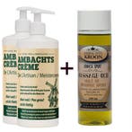 2x pomp 450ml Ambachtscreme + 1 x Arnica Sport Massage olie, Verzenden, Nieuw