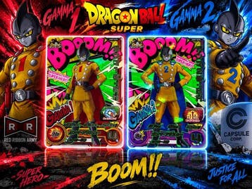 Bandai - 2 Card - Dragon Ball, Dragon Ball Z - Gamma 1 & 2, Nieuw