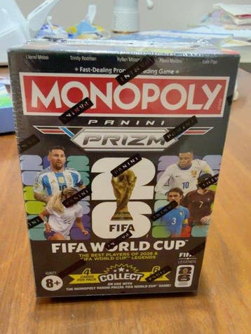 2026 Panini Prizm Monopoly Lionel Messi, Diego Maradona,, Nieuw