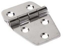 DX Klepscharnier rvs gepolijst vaste pen 40x55 mm, Verzenden, Nieuw