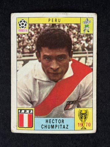 1970 Panini Mexico 70 World Cup, - Peru: Hector Chumpitaz -, Nieuw