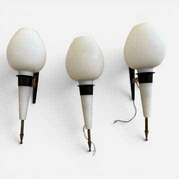 Wandlamp - Metaal, Glas - Stile Silnovo