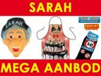 Sarah 50 jaar feestartikelen - Slingers Ballonnen Pop enz., Ophalen of Verzenden, Nieuw, Abraham of Sarah