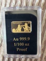 Fiji. 5 Dollars 2021 Tower Bridge London, 1/100 Oz (.999)
